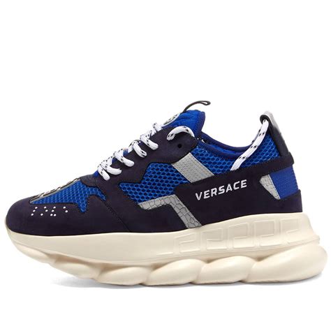 versace chain reaction navy|Versace Chain Reaction 2 Sneaker Navy .